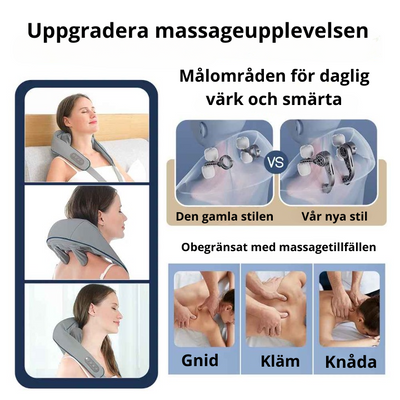 Elektrisk massageapparat med värme