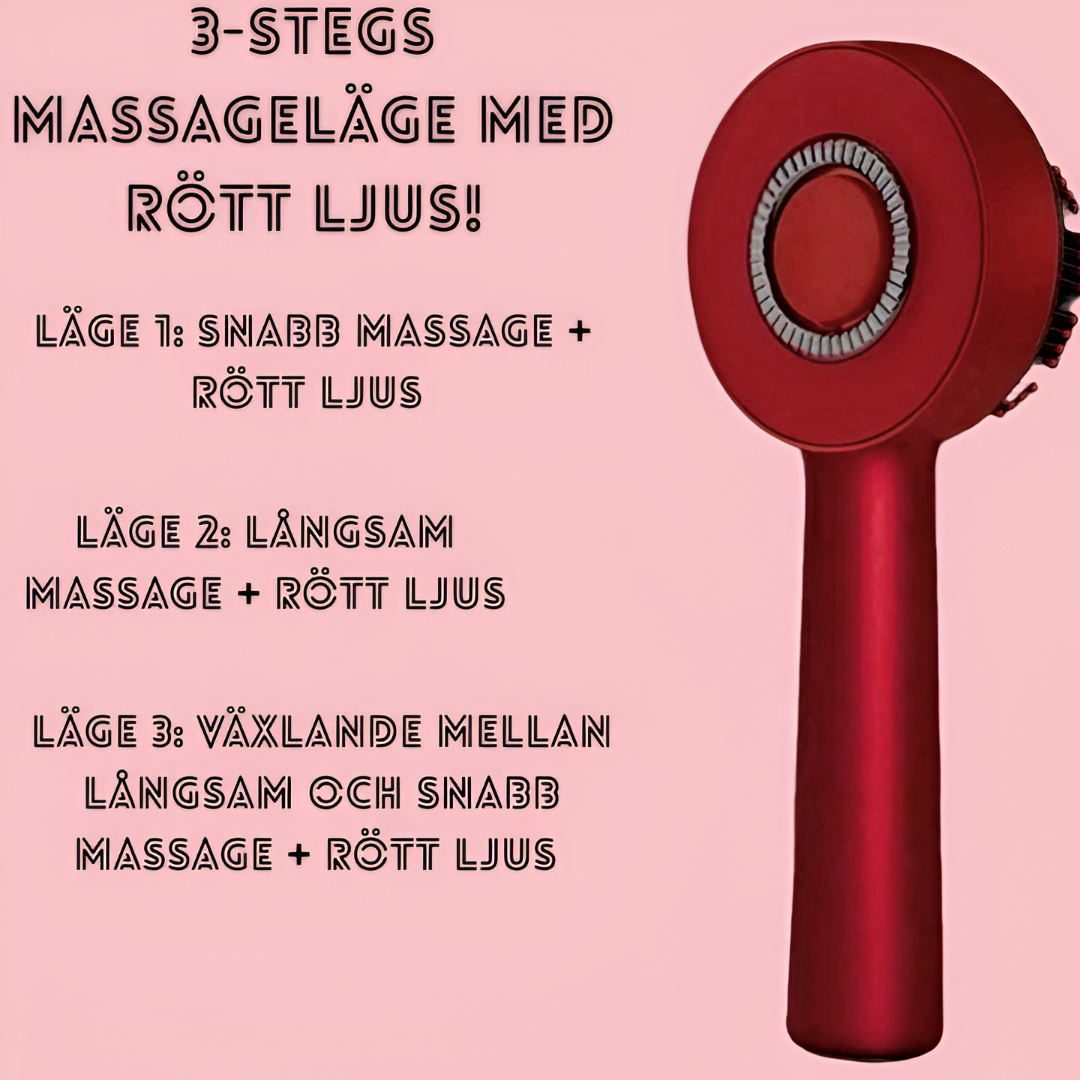 Hårboost 3-i-1 Massageborste