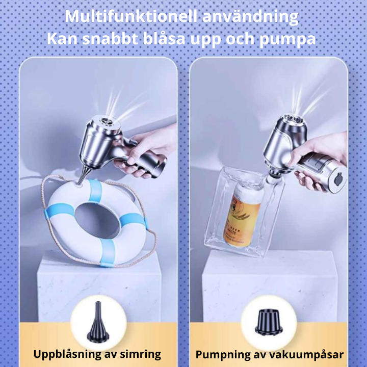Multifunktionell trådlös bildammsugare