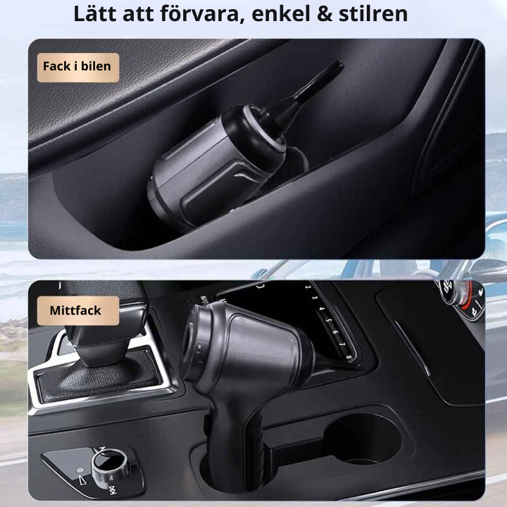 Multifunktionell trådlös bildammsugare