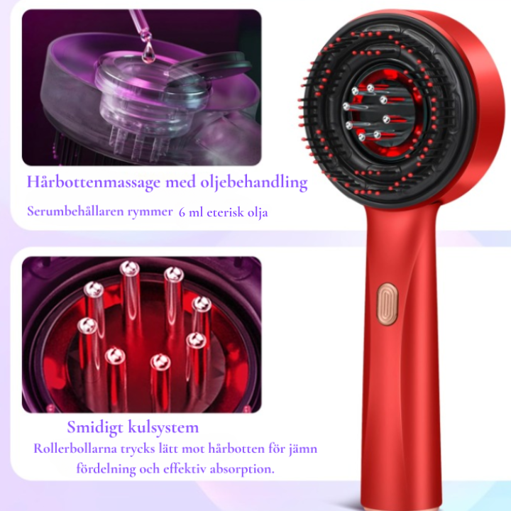 Hårboost 3-i-1 Massageborste